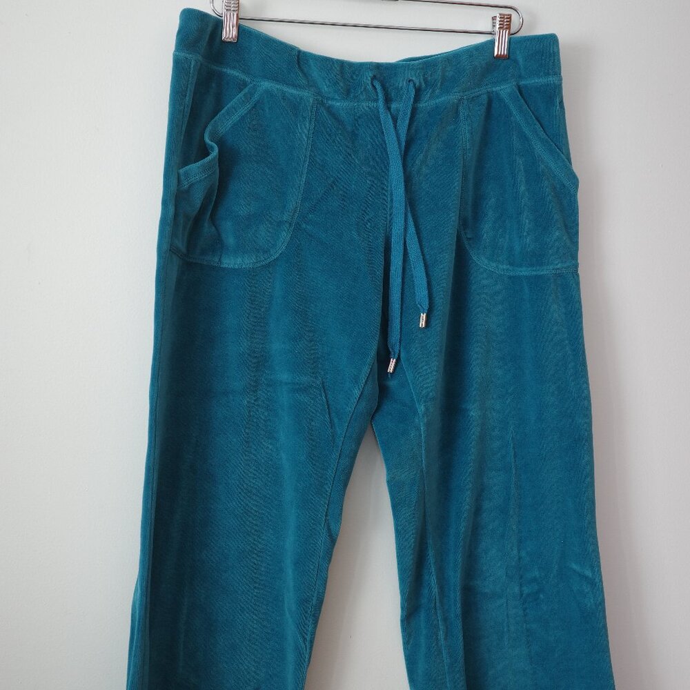 Danskin Now French Terry Pants, Sz XL (16-18) 60% cotton/40% poly